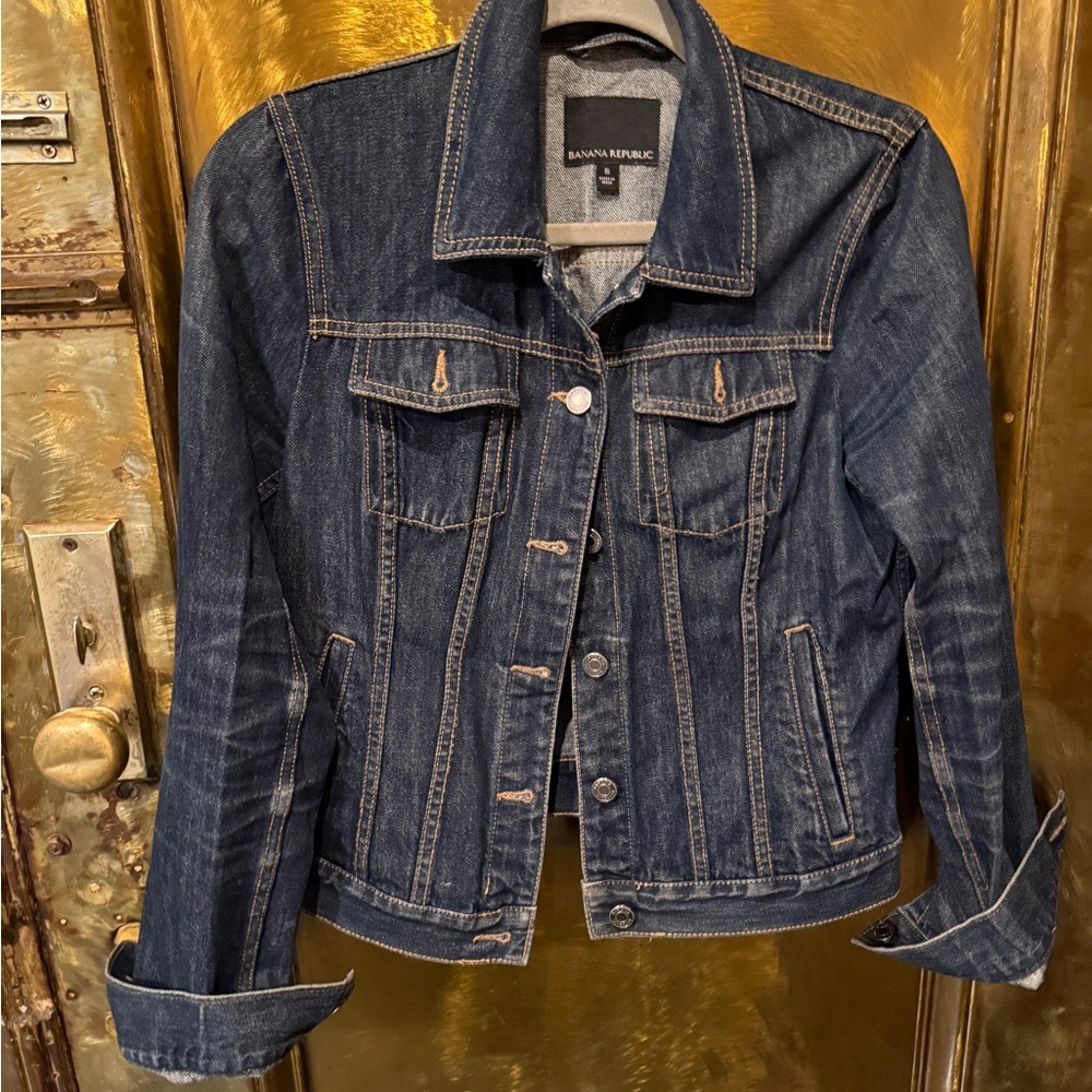 Banana Republic Dark Denim Jean Jacket